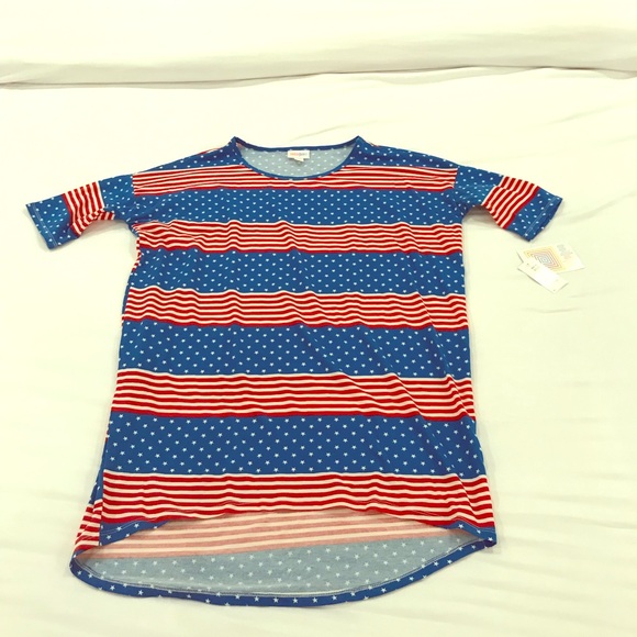 LuLaRoe Tops - LuLaRoe 4 of July Irma size xxs everything must go